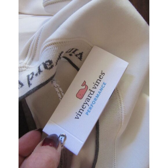 Vineyard Vines Golf Performance Crewneck Sweatshirt Pina Colada L New With Tags - Picture 6 of 6